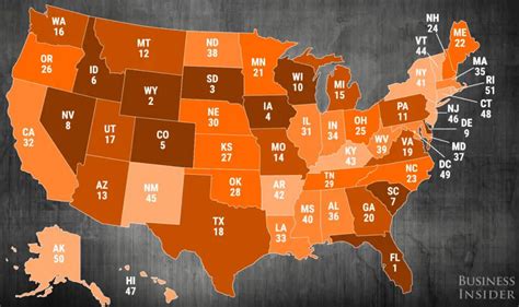 The Best And Worst U S States To Retire Vivid Maps Retirement