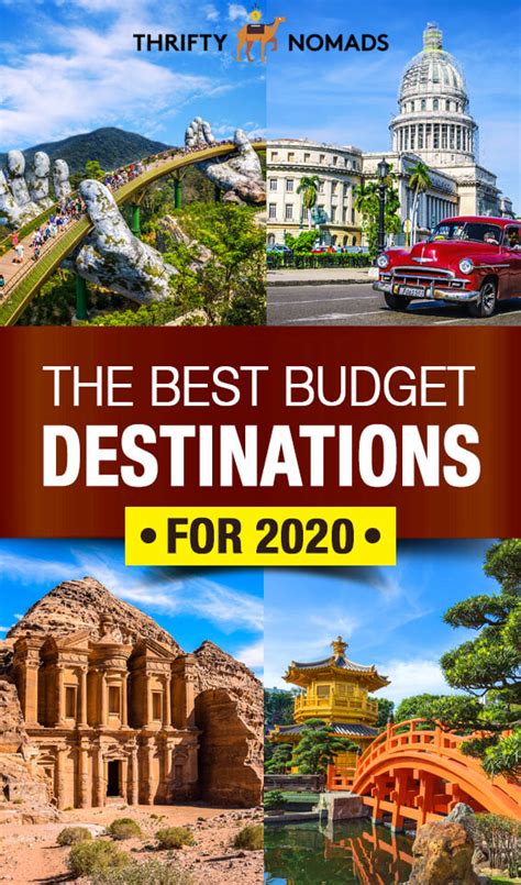 The Best Budget Destinations For 2020 Thrifty Nomads