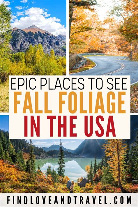 The Best Fall Travel Destinations In The United States Fall Travel