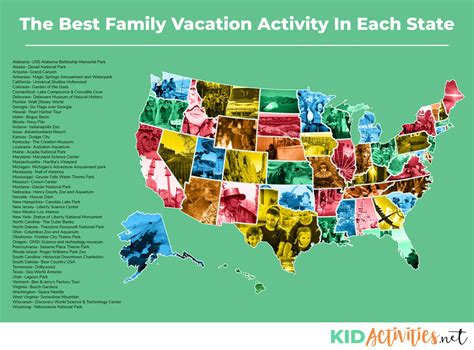 The Best Family Vacation Activity In Each State Kid Activities