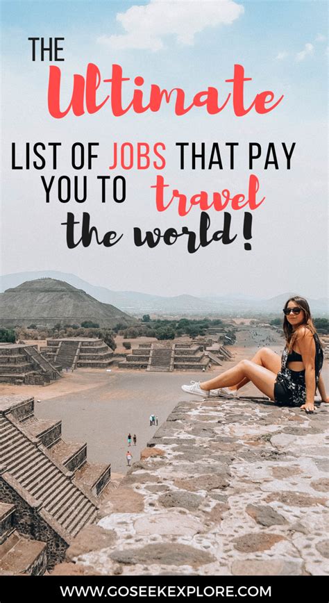 The Best Jobs To Explore The World With Work And Travel Muse Work