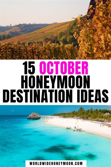 The Best October Honeymoon Destinations You Ll Fall In Love With