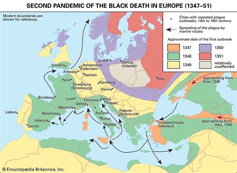 The Black Death Map