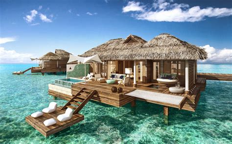 The Caribbean S First All Inclusive Overwater Bungalows Are Here