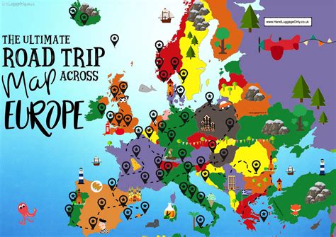 The Complete Europe Road Trip Map 49 Places To Visit And Things To Do