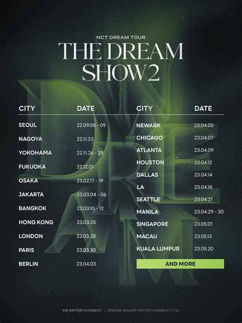 The Dream Reborn World Tour 2024 Schedule Filide Tomasine