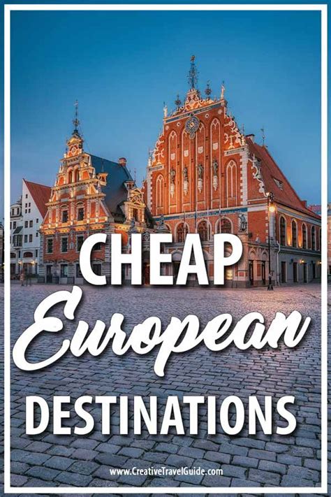 The European Destinations With Text Overlay That Reads Cheap European