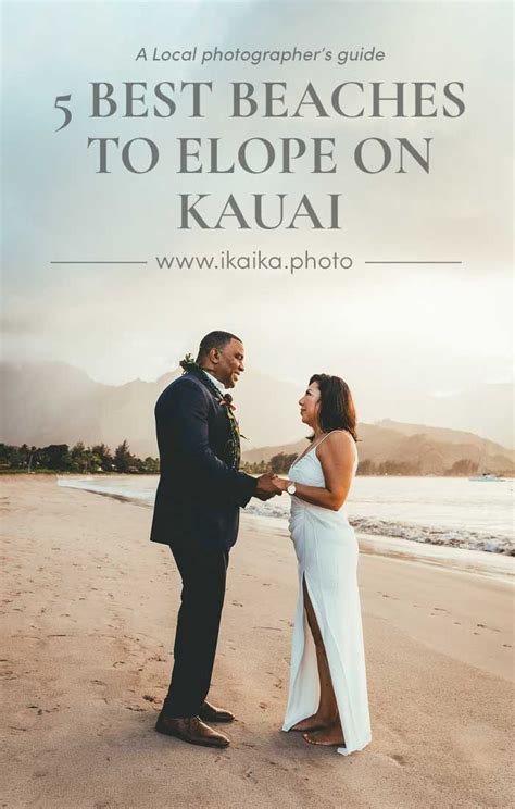 The Five Best Beaches For Your Kauai Elopement Ikaika Photography Artofit