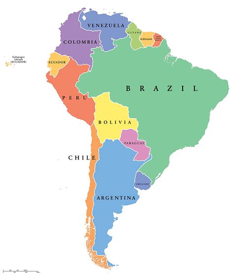 The Largest Countries In South America Worldatlas