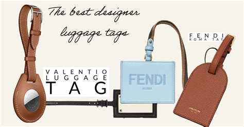 The Latest Designer Luggage Tags To Elevate Your Travel Style