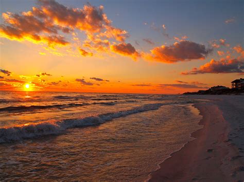 The Most Gorgeous Sunrise In Destin Fl Sunset Ocean Ocean Beach