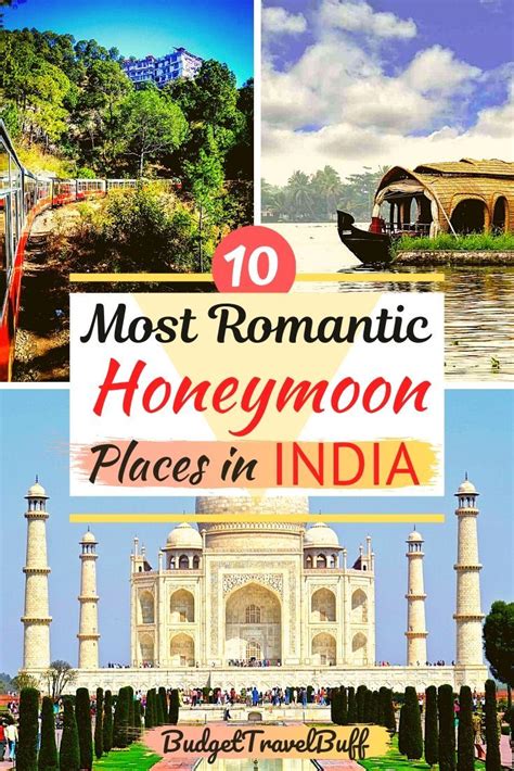 The Most Romantic Honeymoon Places In India With Text Overlaying Top