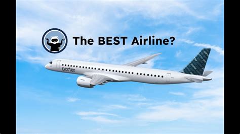 The New Best Airline Porter Airlines Review Youtube