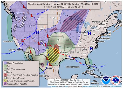 The New Noaa Nws National Forecast Chart