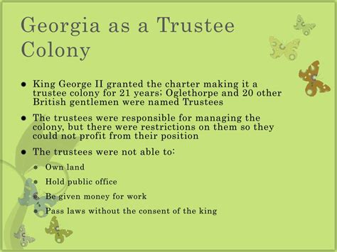 Georgia Colony Trustee