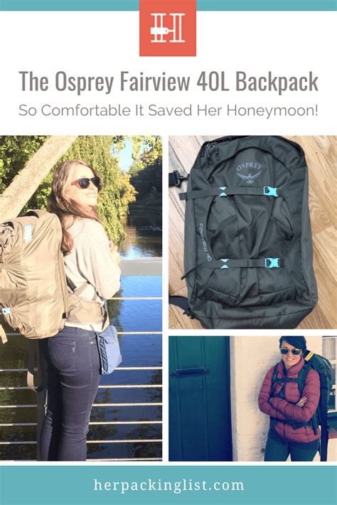 The Osprey Fairview 40L Travel Backpack Carry On Petite Friendly 2020