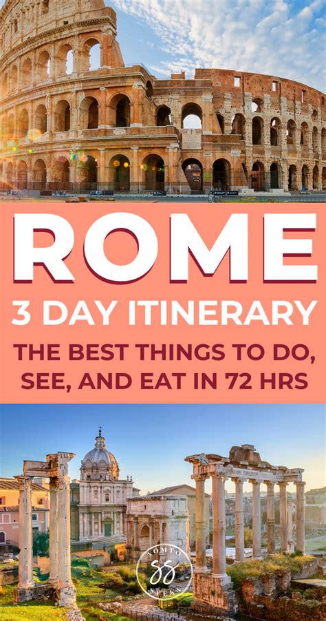 The Perfect 3 Days In Rome Itinerary 2024 Rome Travel Guide Rome