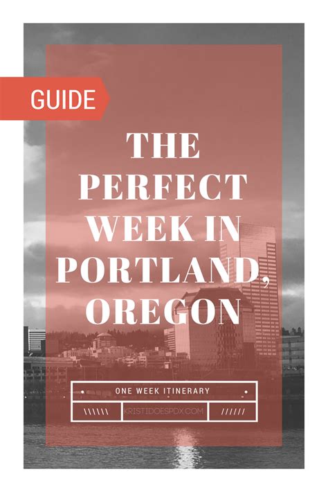 The Perfect Portland Itinerary For First Time Visitors