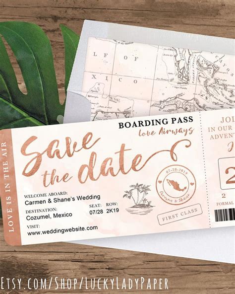 The Perfect Save The Date For A Destination Wedding Start Sending Them Out A Year Or More In