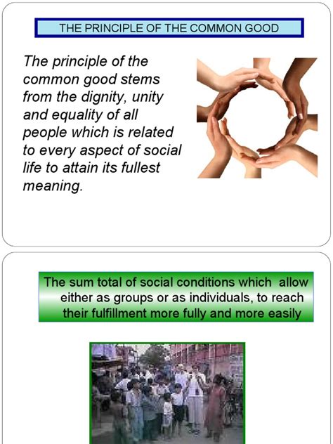 The Principles Of The Common Good An In Depth Exploration Of The