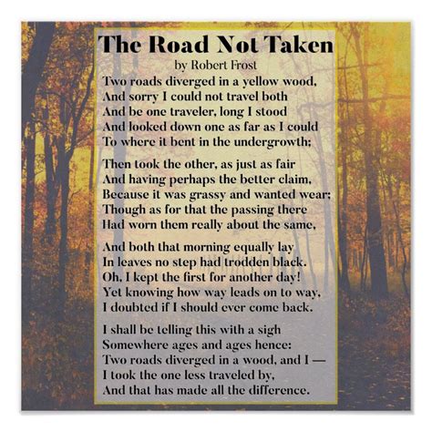 The Road Not Taken Robert Frost