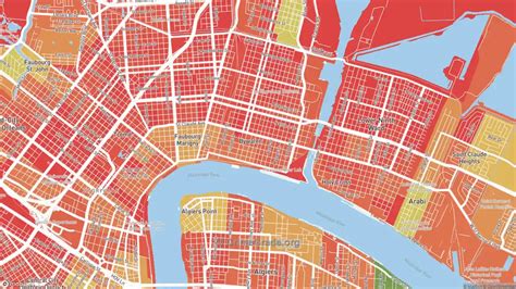 The Safest And Most Dangerous Places In Bywater New Orleans La Crime Maps And Statistics