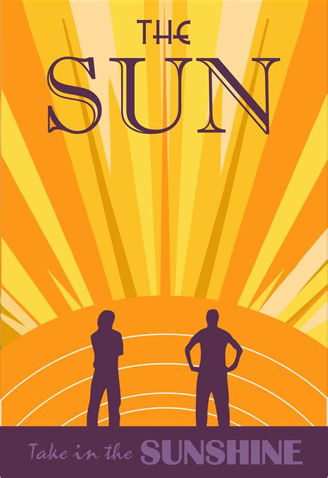 The Sun Retro Art Deco Travel Poster Nasa Visions Of Exploration Inspiration Space Travel