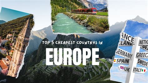 The Top 5 Cheapest Holiday Destinations In Europe Youtube