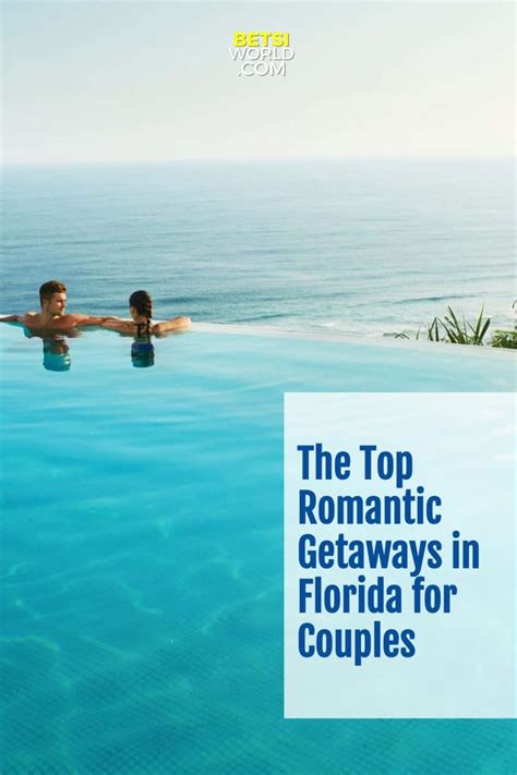 The Top Romantic Getaways In Florida For Couples Cover Image With Two People Swimming