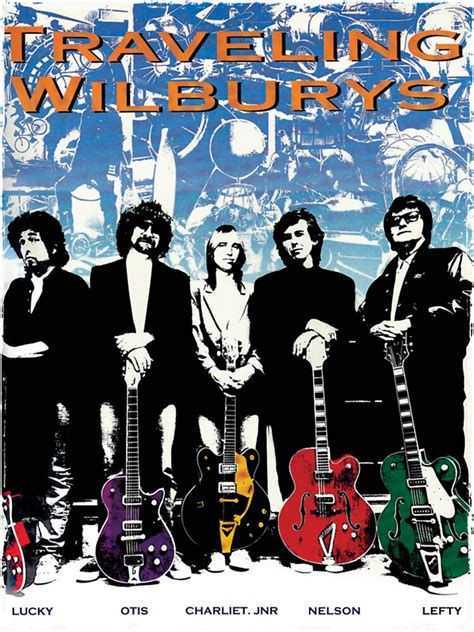 The Traveling Wilburys Band Songs Sticker For Sale By Amzing Qqq