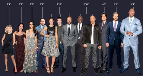 The True Height Of Fast And Furious Actors In One Helpful Graphic