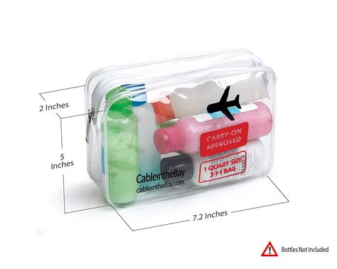 The Tsa Approved Quart Size Bag Dimensions Exactly How Big Can Your