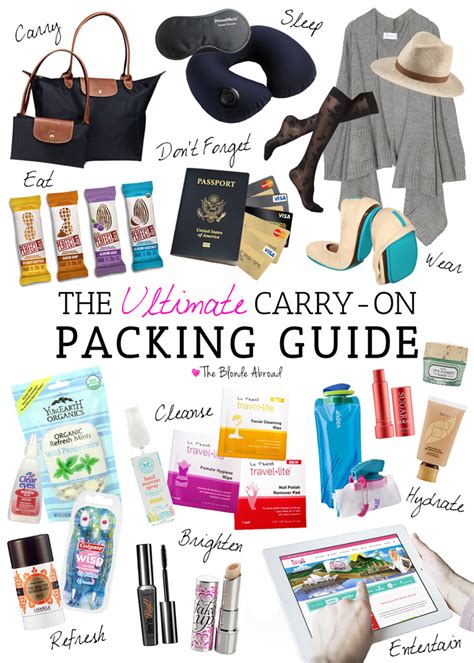 The Ultimate Carry On Packing Guide The Blonde Abroad