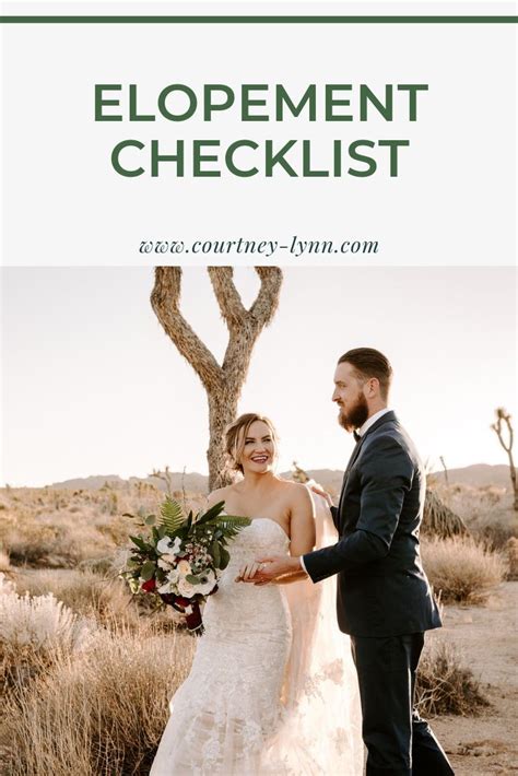 The Ultimate Elopement Checklist To Help You Plan Your Day