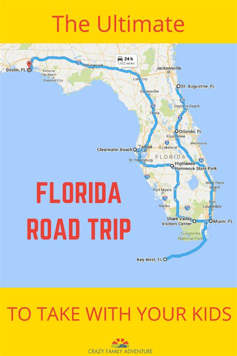 The Ultimate Florida Road Trip 31 Places Not To Miss Crazy Family