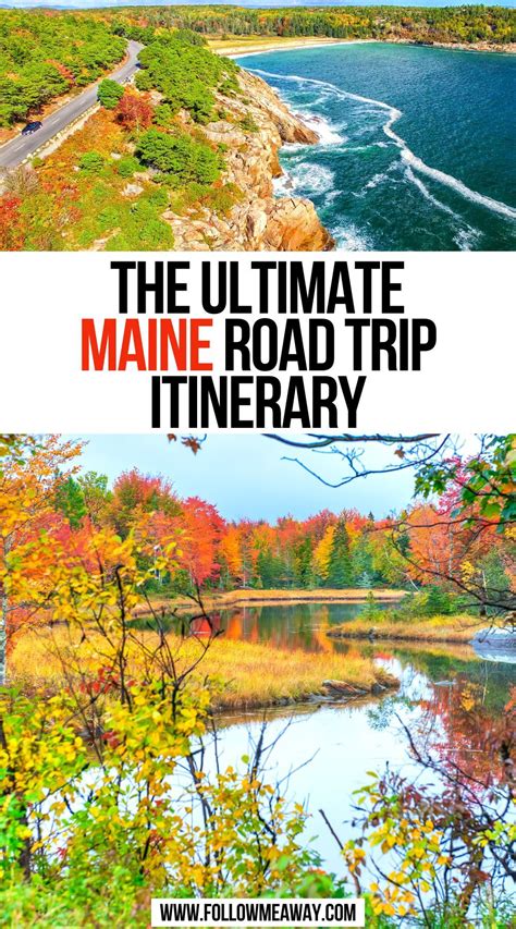 The Ultimate Maine Road Trip Itinerary Follow Me Away