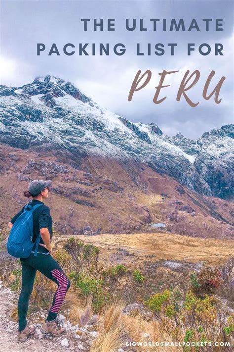 The Ultimate Peru Packing List Is Here