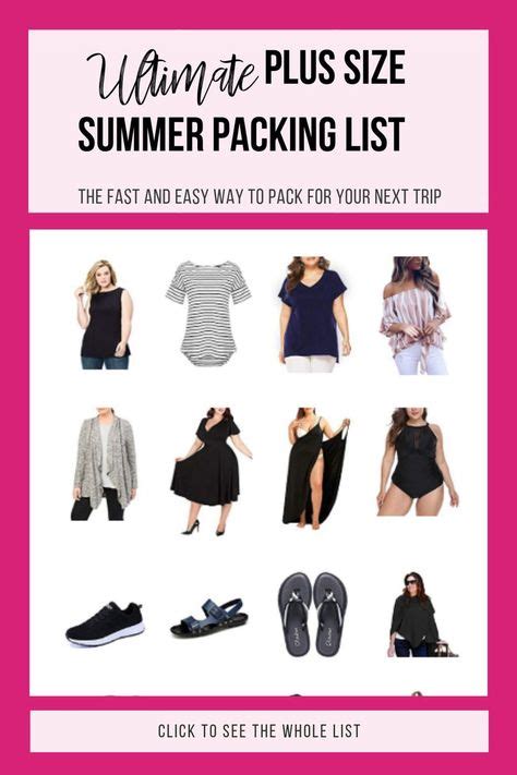 The Ultimate Plus Size Summer Packing List Hot Pink And Glitter