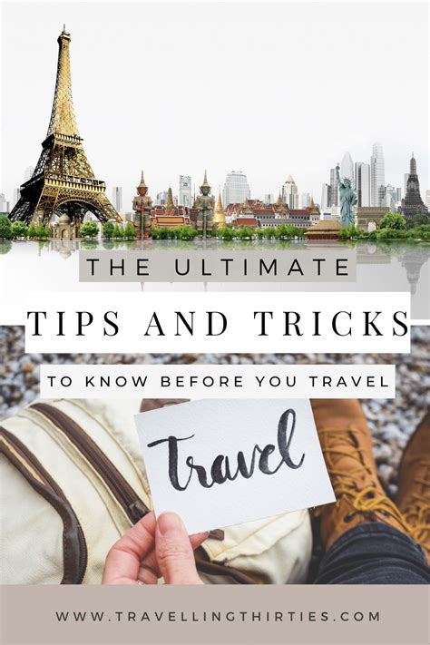 The Ultimate Travel Tips And Tricks International Travel Tips Travel