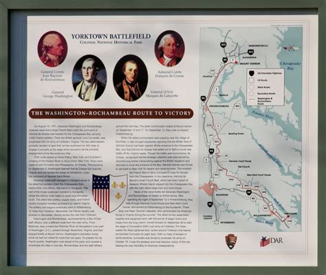 The Washington Rochambeau Route To Victory Yorktown Bat Flickr