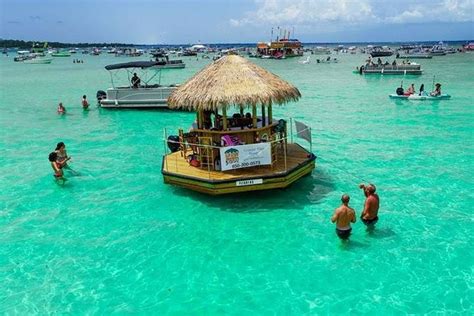 This Destin Florida Sandbar Transforms Into A Big Floating Party Each