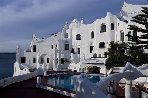 This House With Peculiar Design In Uruguay Is Called Casa Pueblo It Is The Residence Of One Of