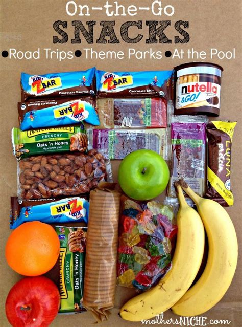 This Is A Great Resource Of On The Go Snacks For Our Upcoming Trip