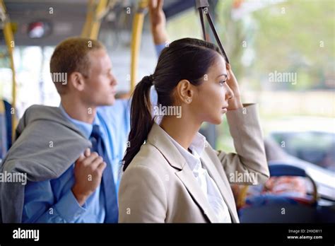 This Is Their Daily Commute To Work Shot Of Young Business People