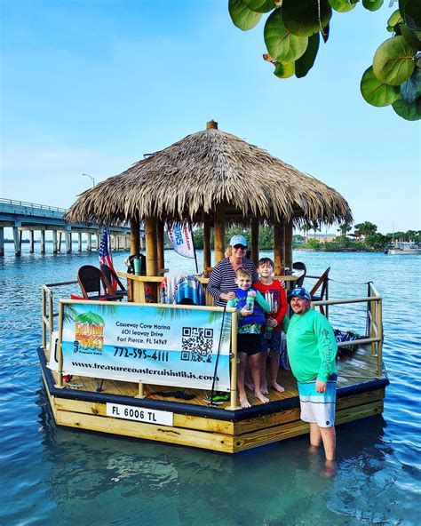 Tiki Cruises Tiki Tours Tiki Bar Tiki Boat Treasure Coast Tiki Boat