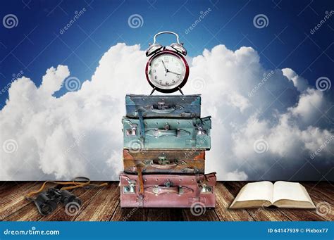 Time To Travel With Guide Book Stock Image Image Of Fresh Read 64147939