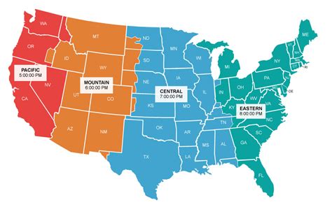 Time Zone Clock Changes In Township Of Cleveland Pennsylvania Usa