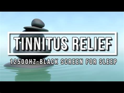 Tinnitus Sound Therapy 12500 Hz 8 Hours With Black Screen After 20 Minutes And No Adverts