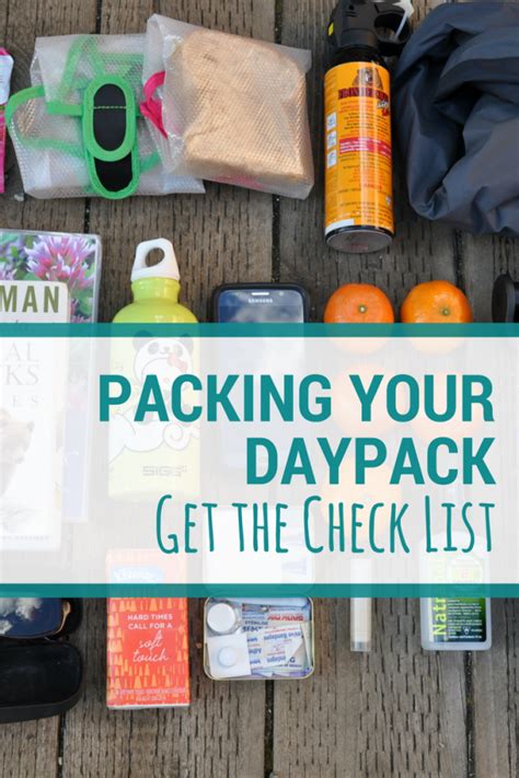 Tips For Packing Your Backpack A Daypack Checklist Take Them Outside