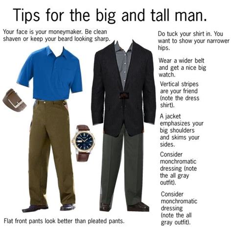 Tips For The Big And Tall Man By Professionality On Polyvore